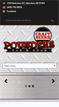 Mobile Screenshot of poundersbeer.com